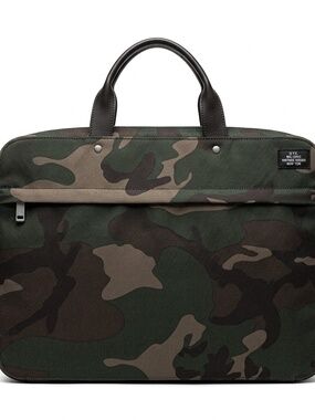 Jack Spade Camo Waxwear Commuter Briefcase / Laptop Bag